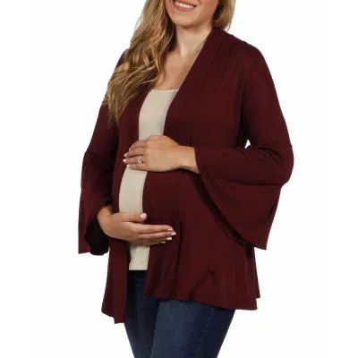 24seven Comfort Apparel Soft Shell Vests Maternity