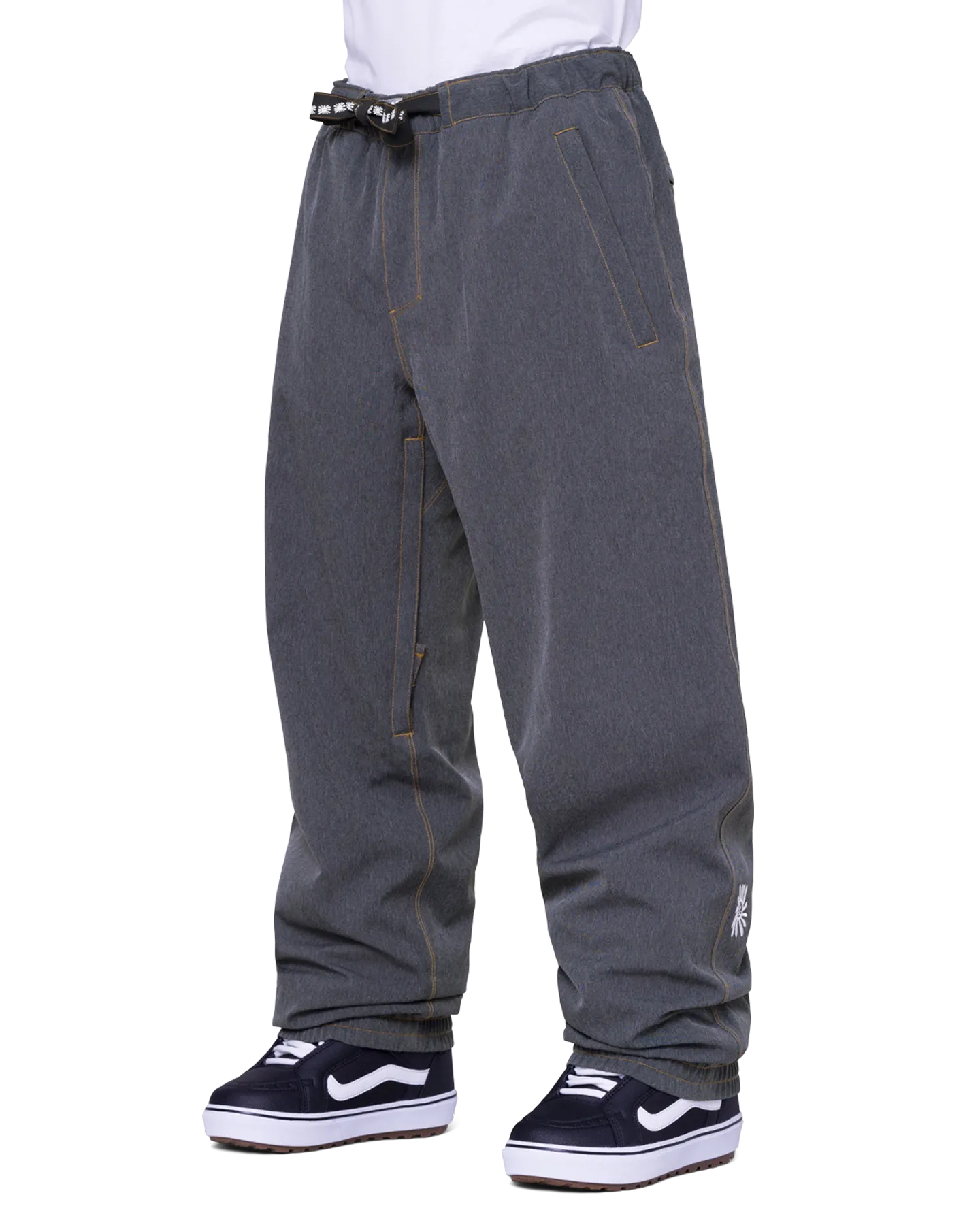 686 Men's Dojo Snow Pants - Black Denim