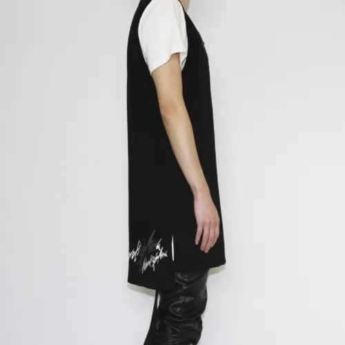 ACHA  |Unisex Sleeveless Street Style Logo Vests & Gillets