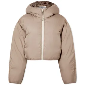 Acne Studios Oralee Matt Technical Puffer JacketMink Brown