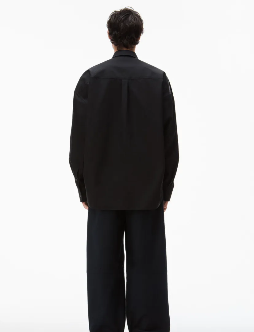 Alexander Wang  |Button-down Long Sleeves Plain Cotton Designers Shirts