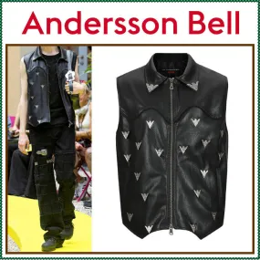 ANDERSSON BELL  |Street Style Plain Logo Vests & Gillets