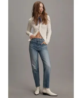 Anthropologie High-Rise Tapered Jeans