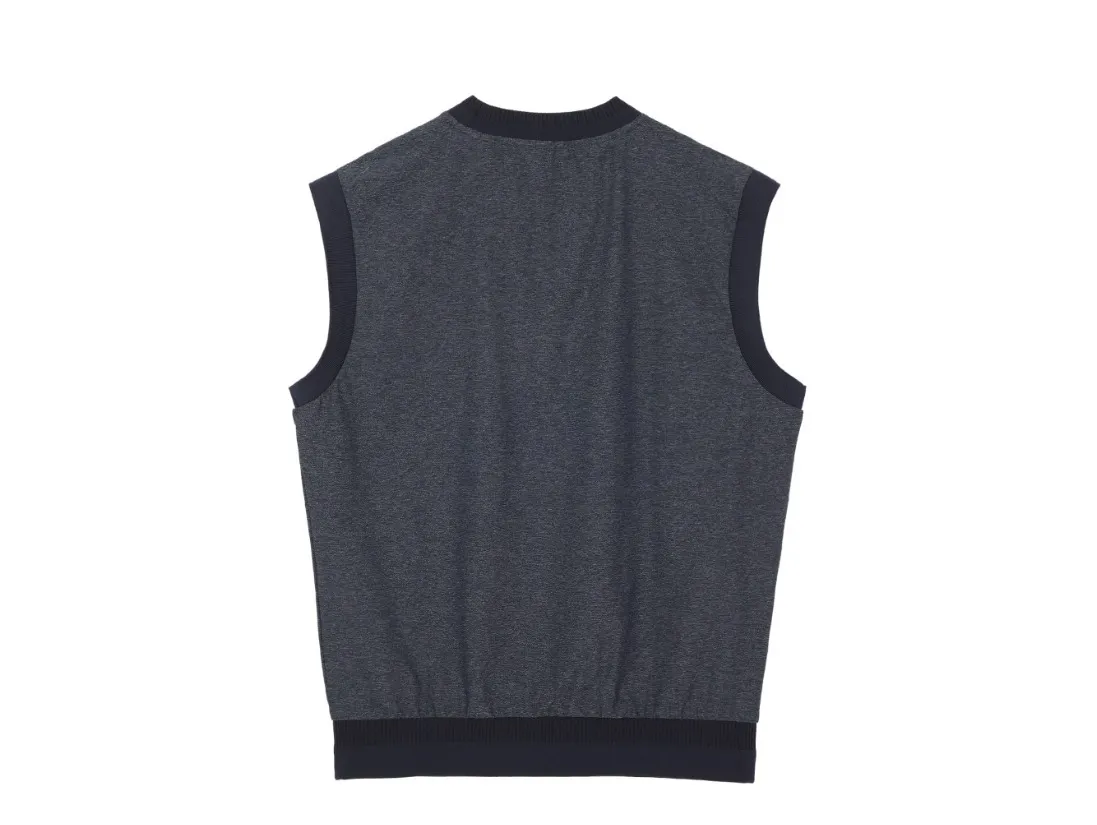 A.P.C.  |Street Style Plain Logo Designers Vests & Gillets