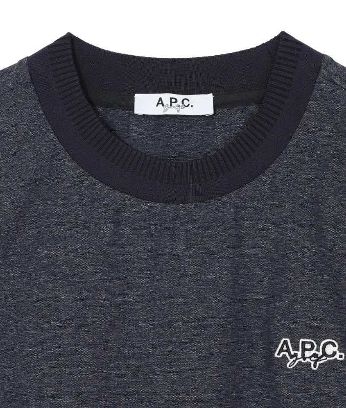 A.P.C.  |Street Style Plain Logo Designers Vests & Gillets