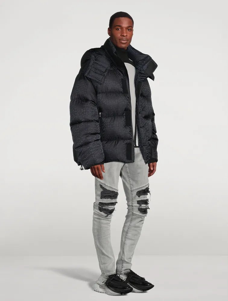 BALMAIN Monogram Puffer Jacket