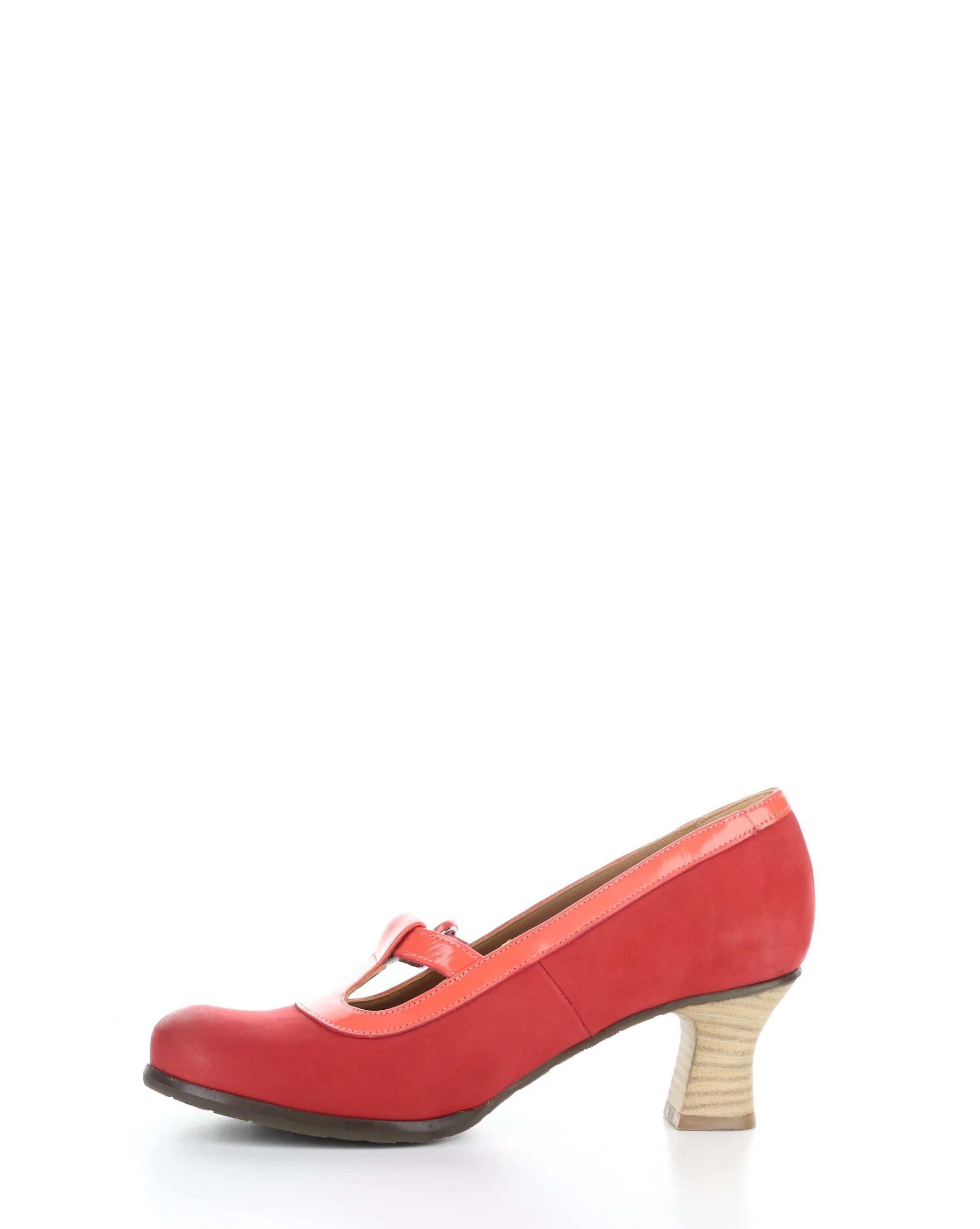 BEGI085FLY 001 SCARLET Round Toe Shoes