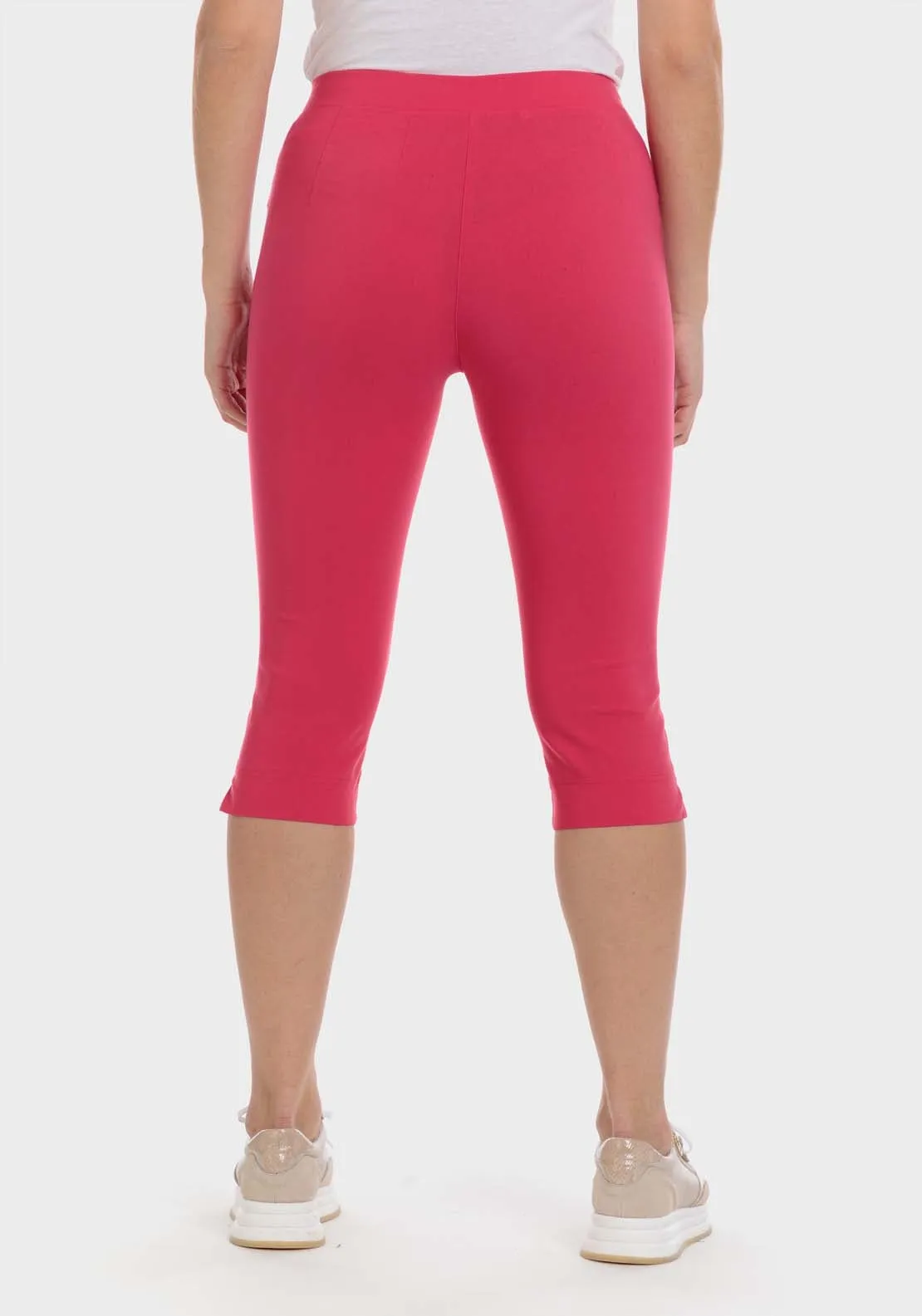 Bengaline Crop Trousers - Fuchsia