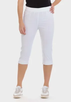 Bengaline Crop Trousers - White