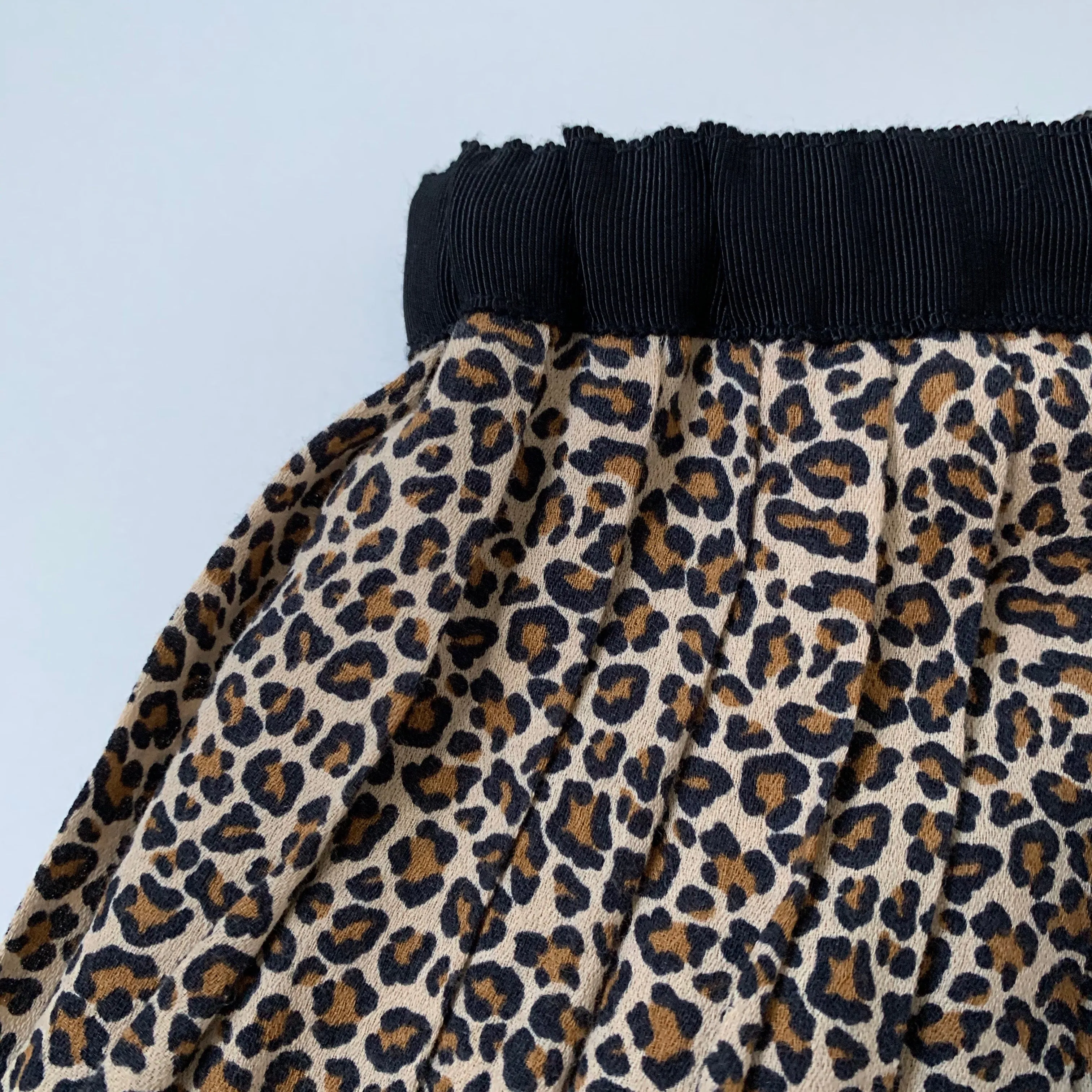 Bonpoint Leopard Print Skirt