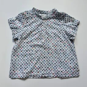 Bonpoint Short Sleeve Palm Print Shirt: 2 Years