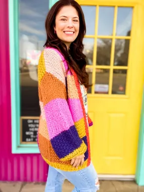 Bright and Chunky Cardi