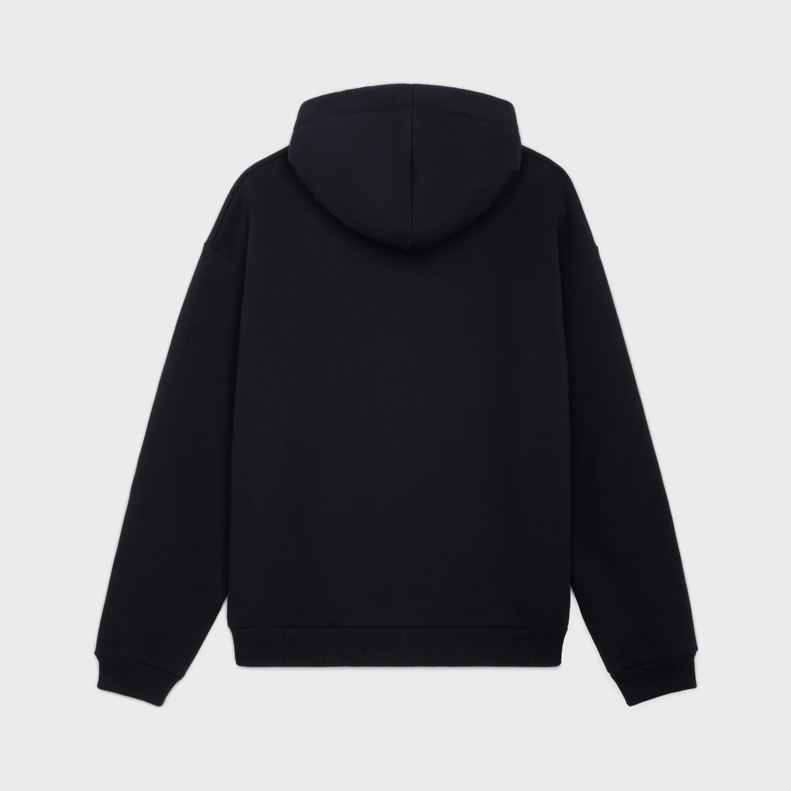 CELINE  |Loose hooded sweatshirt in cotton fleece