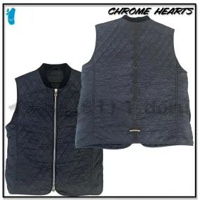 CHROME HEARTS  |Unisex Street Style Logo Vests & Gillets