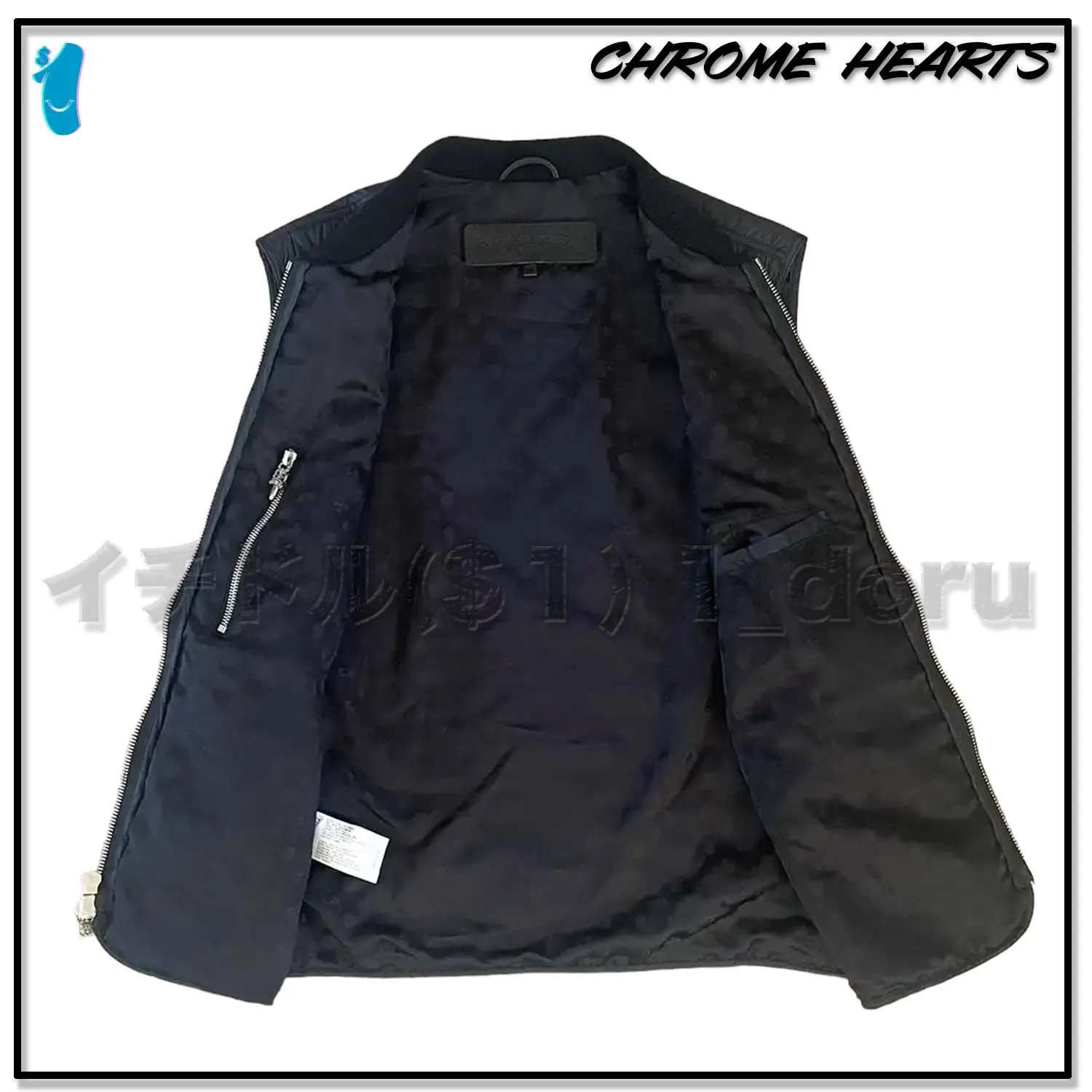 CHROME HEARTS  |Unisex Street Style Logo Vests & Gillets