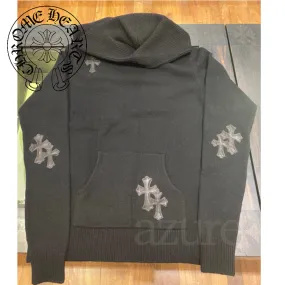 CHROME HEARTS  |Unisex Street Style Long Sleeves Plain Hoodies