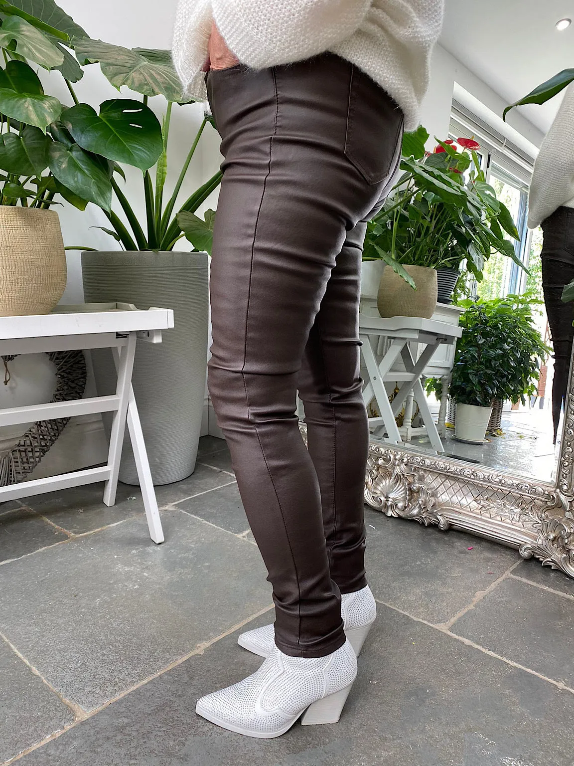 Coated Trousers