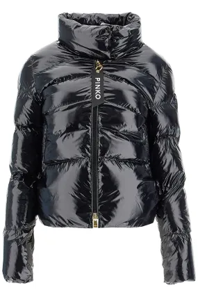 crystal nylon down jacket