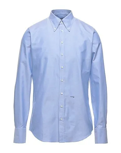 D SQUARED2  |Button-down Long Sleeves Plain Cotton Logo Luxury Shirts