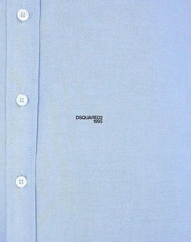 D SQUARED2  |Button-down Long Sleeves Plain Cotton Logo Luxury Shirts