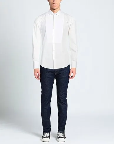 D SQUARED2  |Button-down Long Sleeves Plain Cotton Luxury Shirts