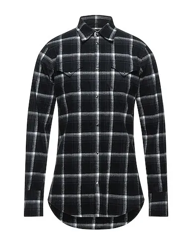 D SQUARED2  |Button-down Tartan Long Sleeves Cotton Logo Luxury Shirts