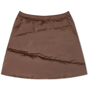 Daniëlle Cathari x Woolrich Puffer SkirtChocolate Brown