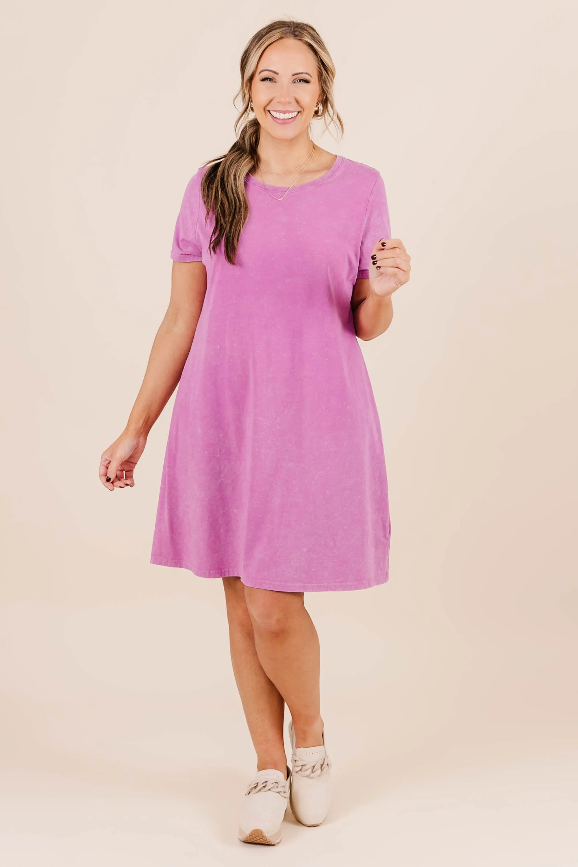 Day Out Dress, Magenta