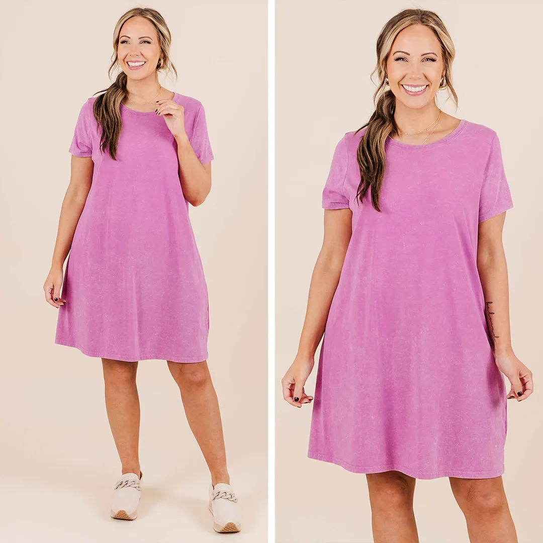 Day Out Dress, Magenta