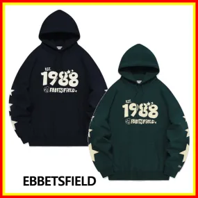 EBBETS FIELD FLANNELS  |Unisex Street Style Logo Hoodies & Sweatshirts