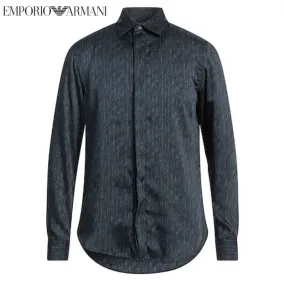 EMPORIO ARMANI  |Button-down Stripes Long Sleeves Shirts