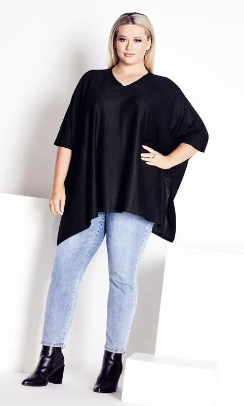 Evans Black Parklane Poncho