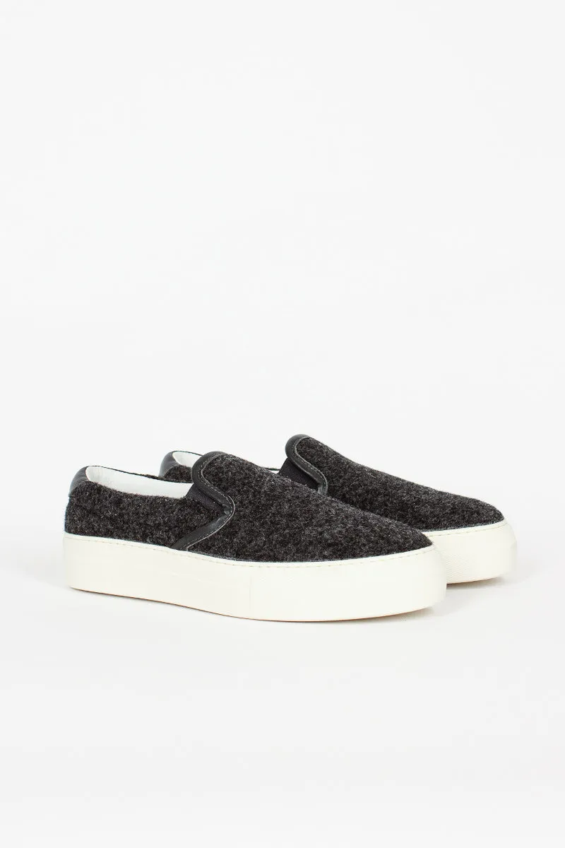 Fargo Felt Slip On Sneaker Charcoal