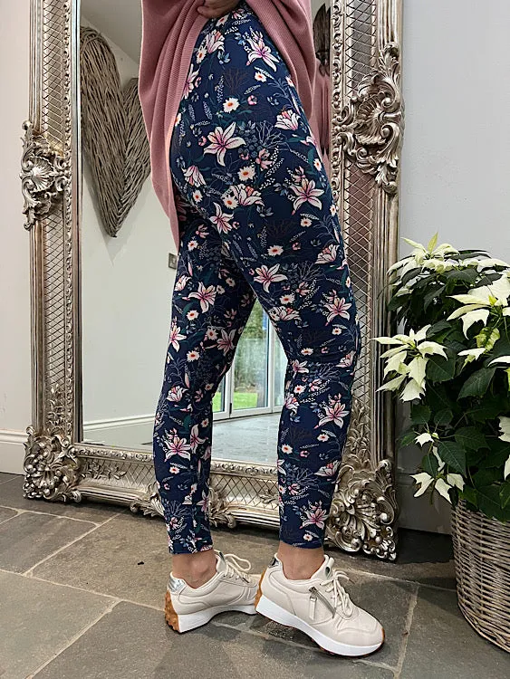 Floral Print Leggings