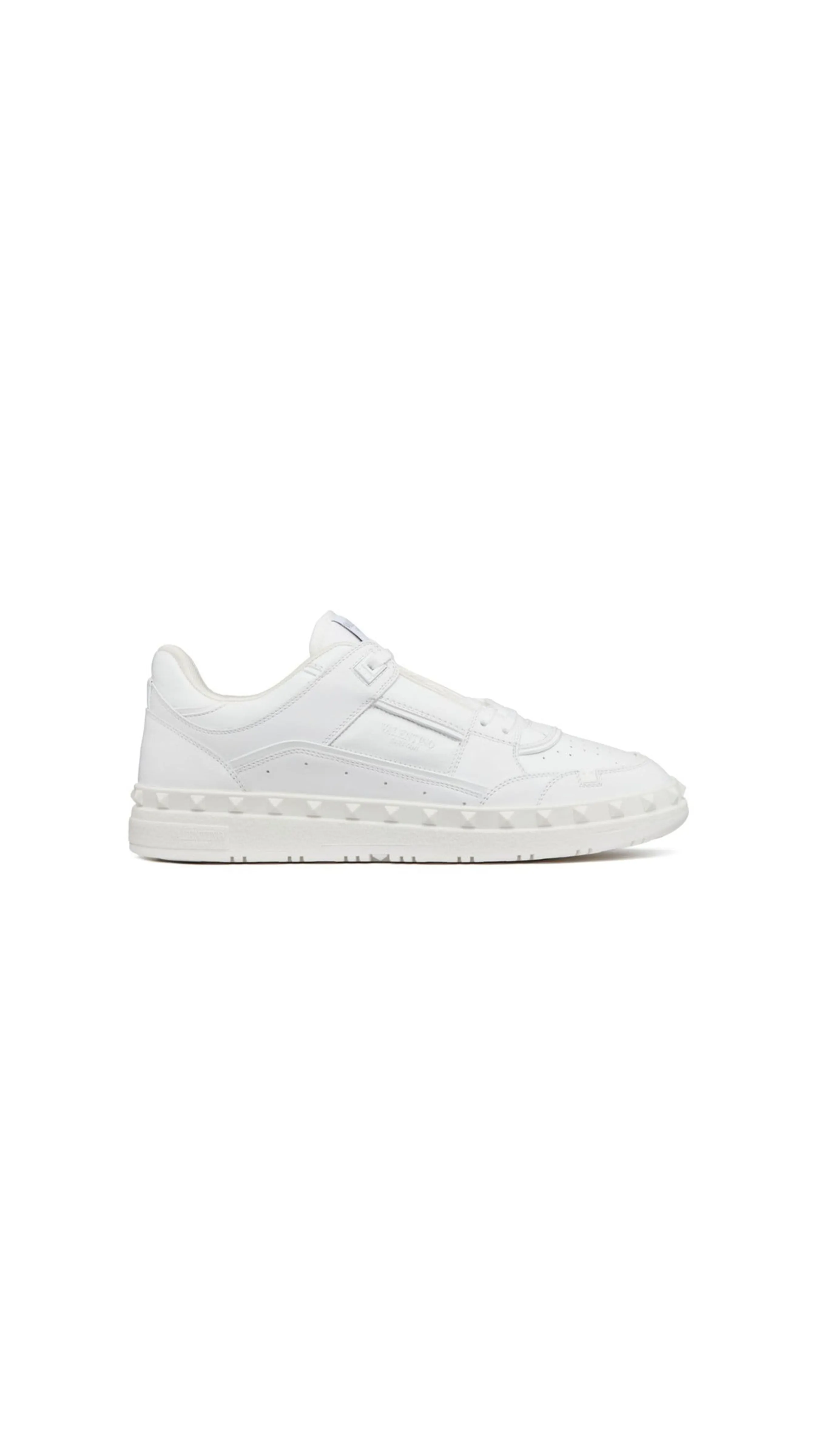 Freedots Low-top Sneaker In Calfskin - White