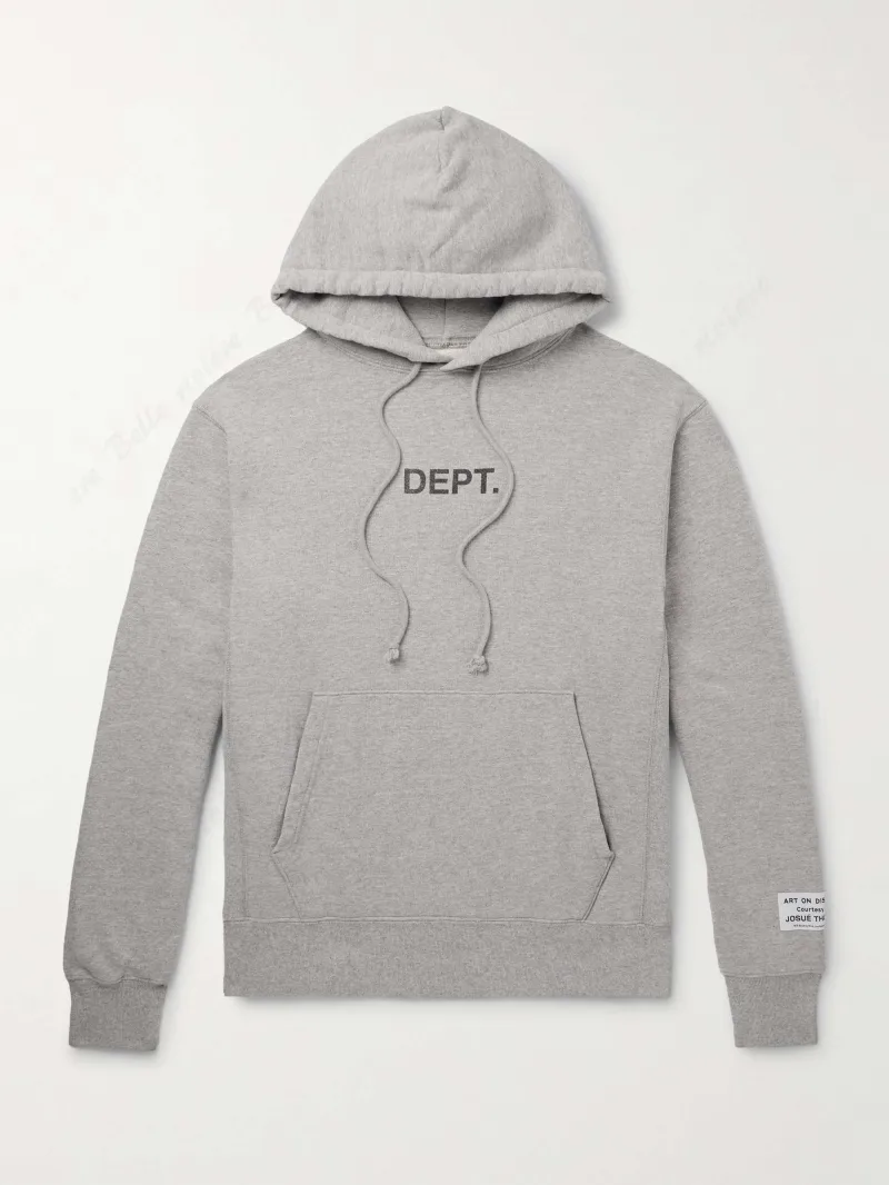 GALLERY DEPT.  |Unisex Street Style Cotton Oversized Logo Hoodies