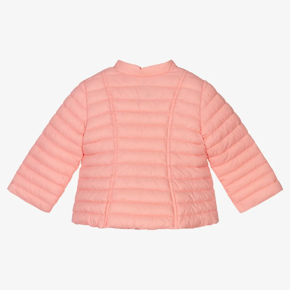 Girls Pink Puffer Jacket