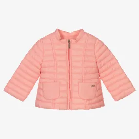 Girls Pink Puffer Jacket