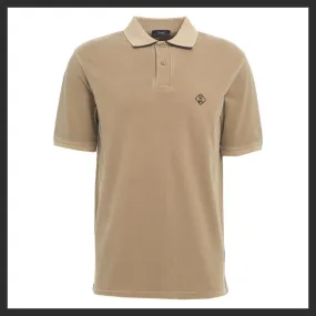 HERNO  |Button-down Cotton Short Sleeves Logo Front Button Polos