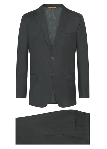 HICKEY FREEMAN Charcoal Infinity Suit: A Fit