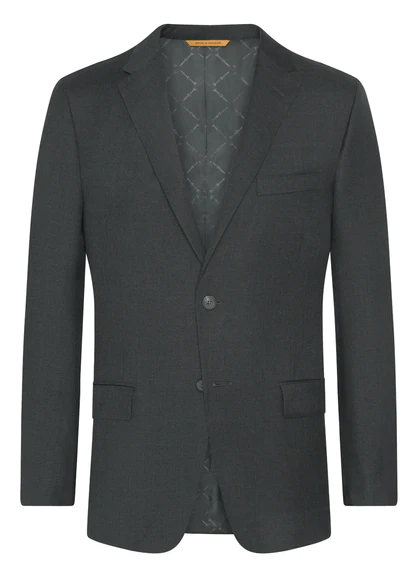 HICKEY FREEMAN Charcoal Infinity Suit: B Fit