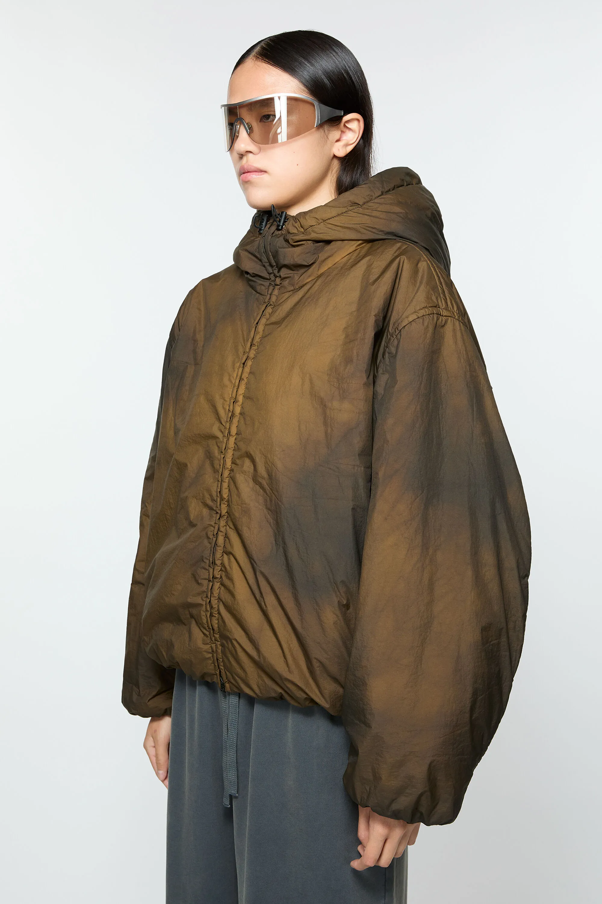 Hooded puffer jacket