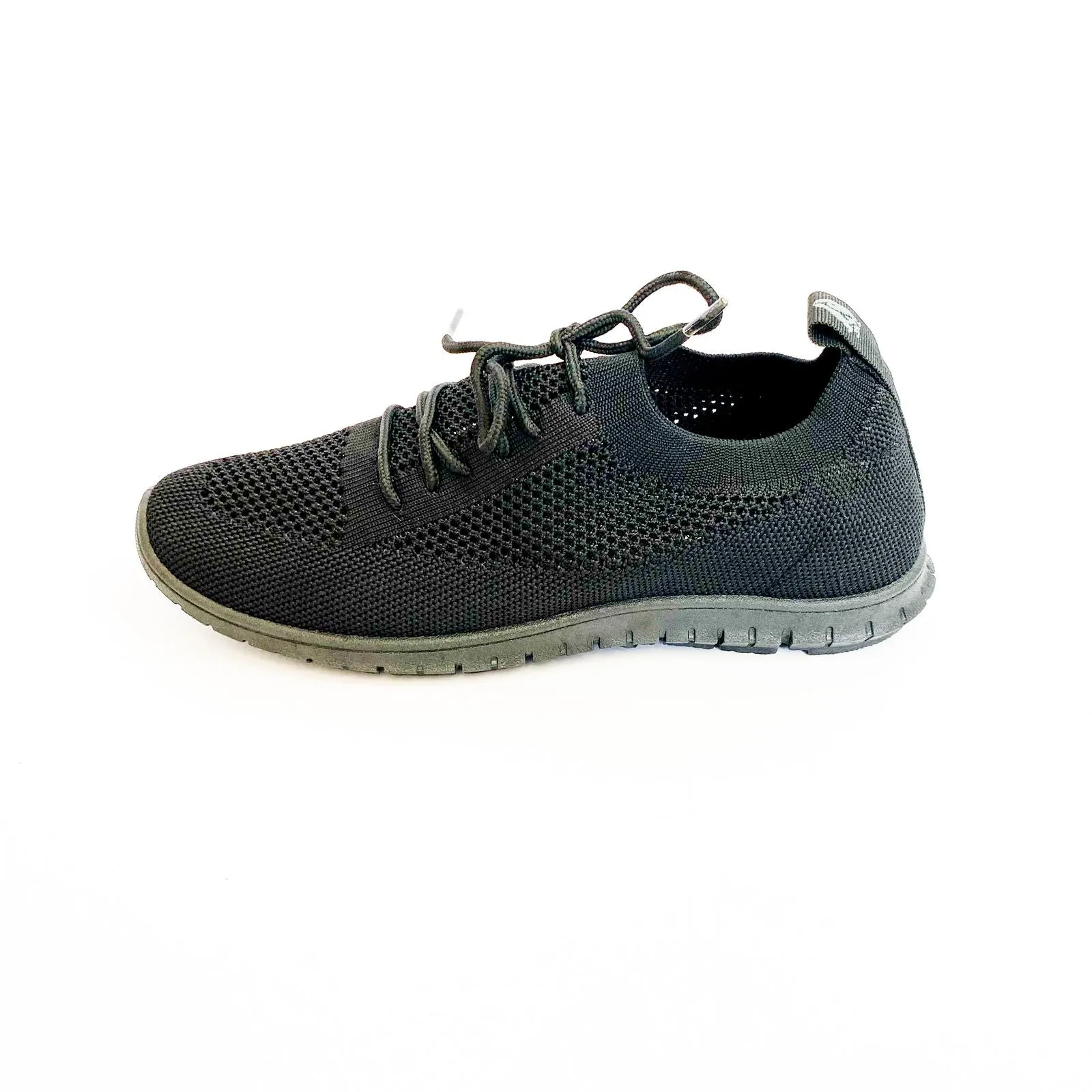 Hush Puppies black nansen slip on sneaker