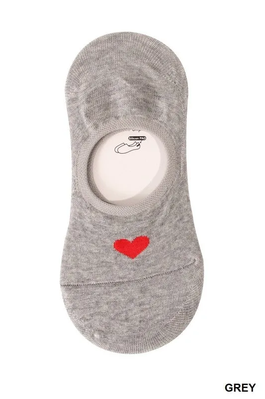 Invisible Heart Socks