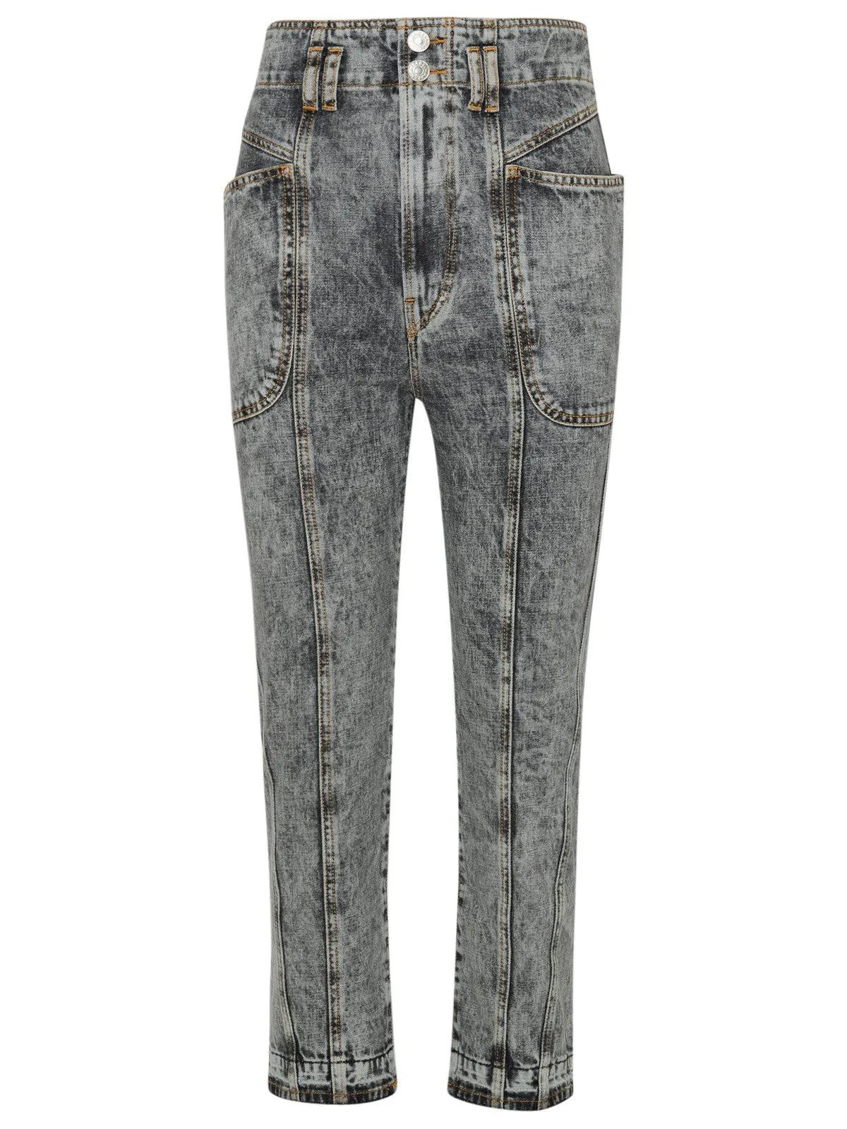 Isabel Marant toile Tuscon Tapered-Leg Jeans