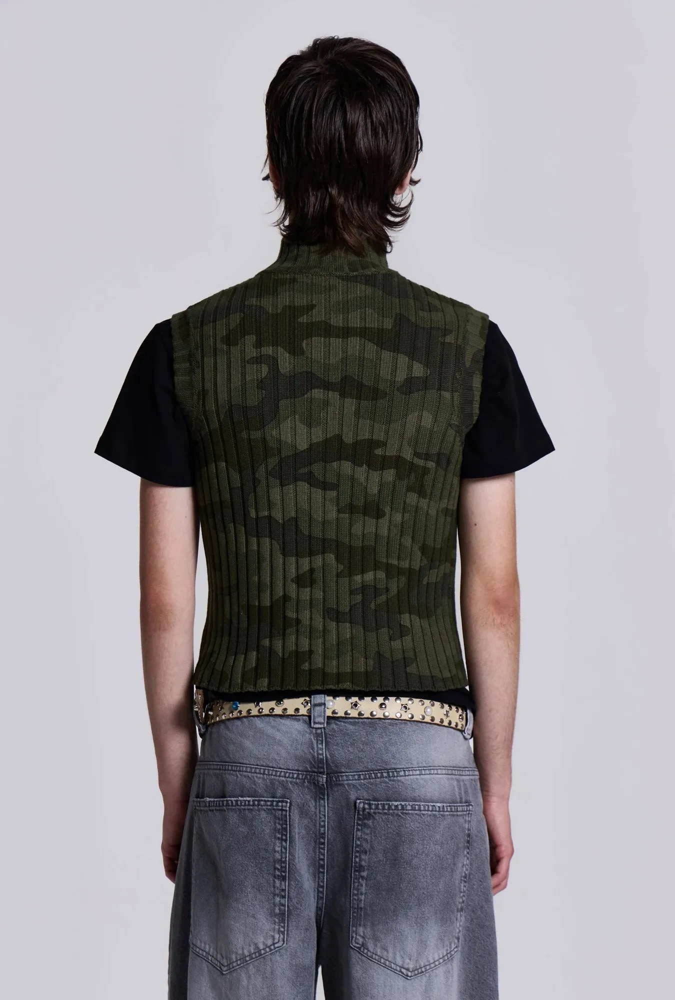 JADED LONDON  |Camouflage Street Style Vests & Gillets