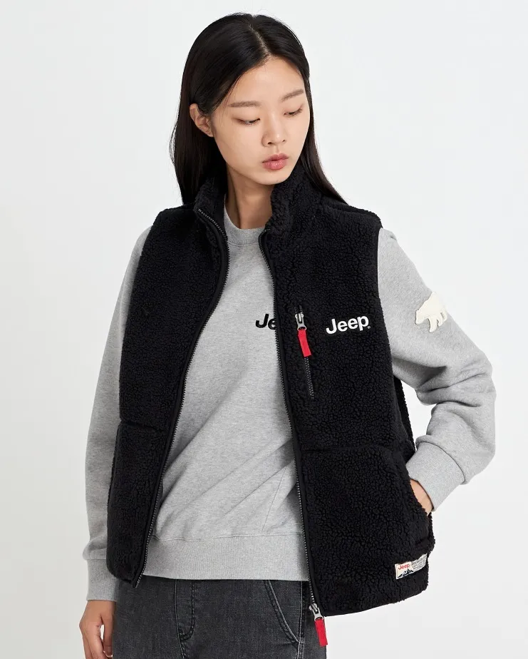 JEEP  |Unisex Street Style Logo Vests & Gillets