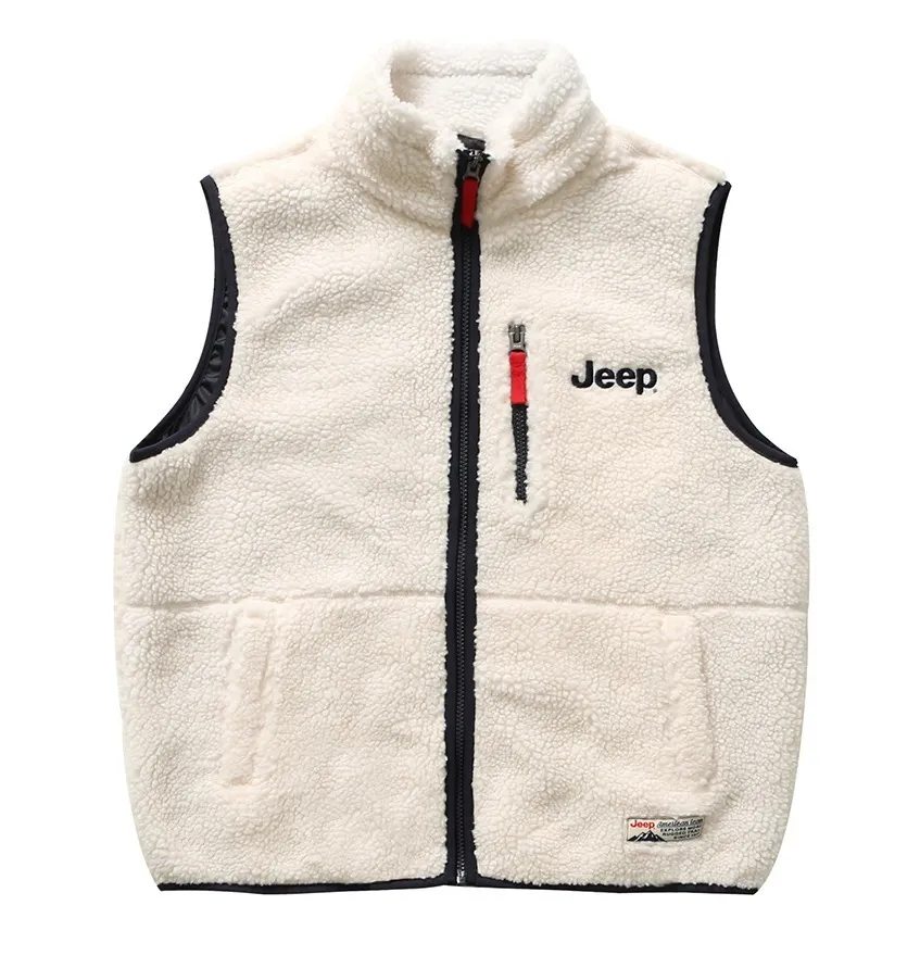 JEEP  |Unisex Street Style Logo Vests & Gillets