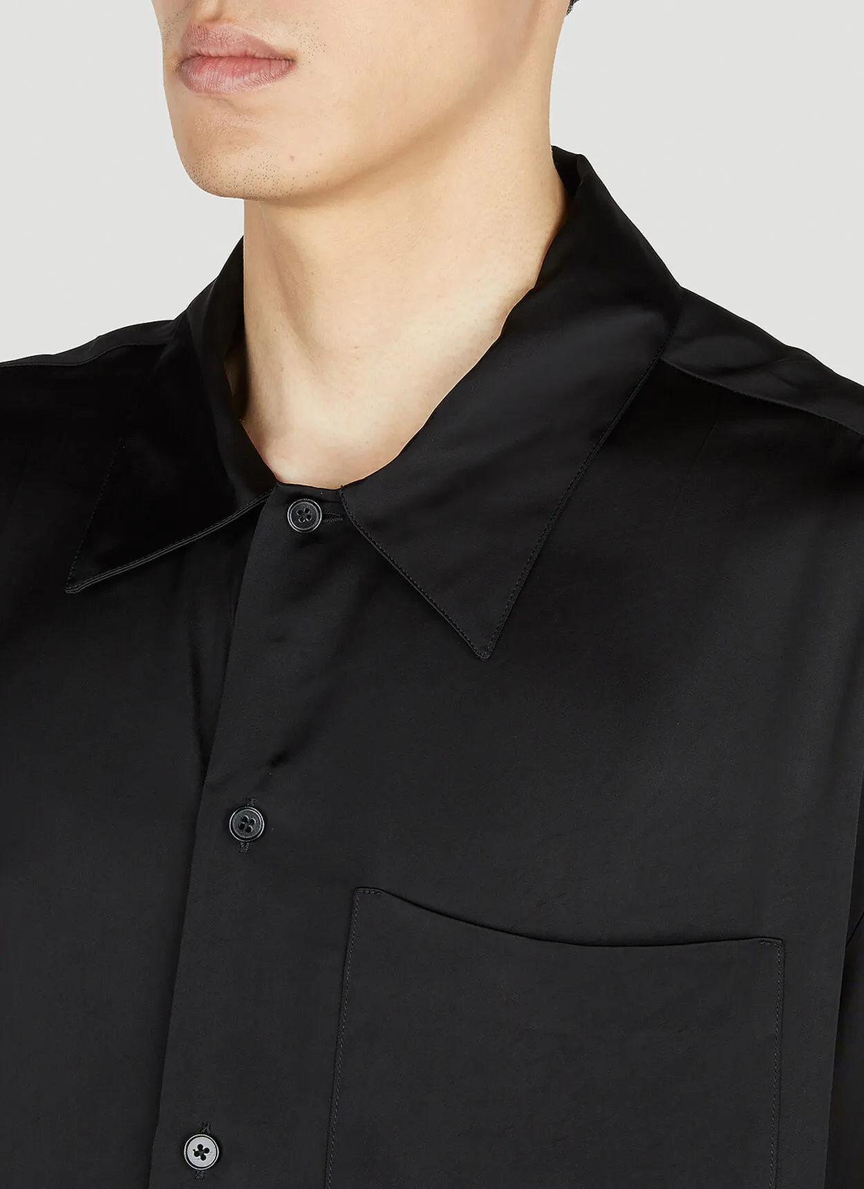 Jil Sander  |Button-down Long Sleeves Plain Designers Shirts