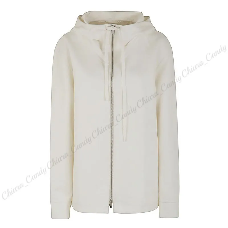 Jil Sander  |Street Style Long Sleeves Plain Cotton Designers Hoodies